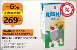 Auchan RISKA UHT DOBOZOS TEJ ajánlat