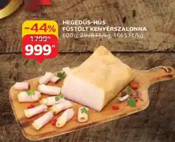 Auchan HEGEDŰS HÚS FÜSTÖLT KENYÉRSZALONNA ajánlat