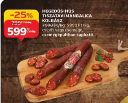 Auchan HEGEDŰS-HÚS Tiszatavi Mangalica Kolbász ajánlat