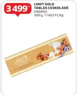 Auchan Lindt Gold Táblás Csokoládé ajánlat