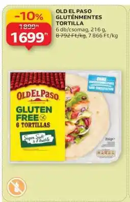 Auchan Old El Paso Gluténmentes Tortilla ajánlat