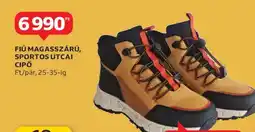 Auchan Fiú magasszárú, sportos utcai cipő ajánlat