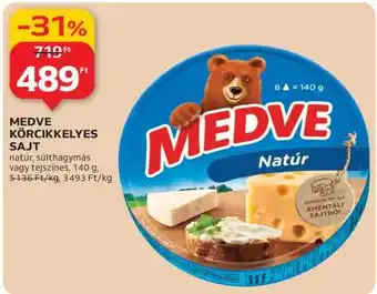 Auchan MEDVE KÖRCIKKELYES SAJT ajánlat