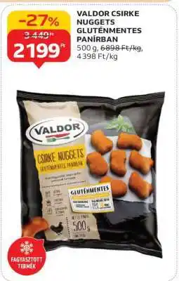 Auchan Valdor Csirke Nuggets Gluténmentes Panírban ajánlat