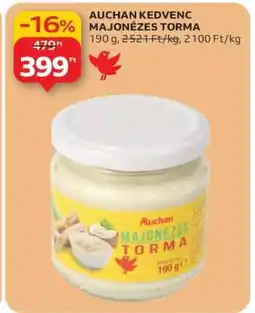 Auchan Auchan Kedvenc Majonézes Torma ajánlat
