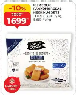 Auchan IBER COOK Pankómorzsás Hekk Nuggets ajánlat