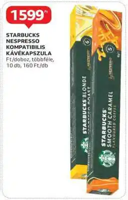 Auchan Starbucks Nespresso kompatibilis kávékapszula ajánlat