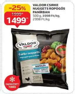 Auchan Valdor csirke nuggets ropogós panírban ajánlat