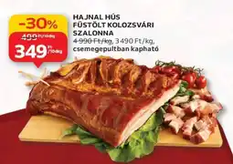 Auchan HAJNAL HÚS FÜSTÖLT KOLOZSVÁRI SZALONNA ajánlat