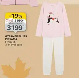 Auchan GYERMEK PLÜSS PIZSAMA ajánlat