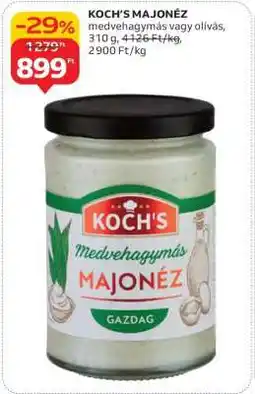 Auchan Koch's majonéz ajánlat