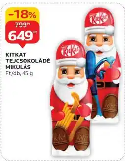Auchan KitKat Tejcsokoládé Mikulás ajánlat