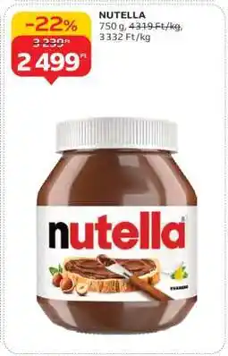 Auchan Nutella ajánlat