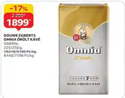 Auchan Douwe Egberts Omnia Őrölt Kávé ajánlat