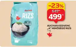 Auchan AUCHAN KEDVENC “A” MINŐSÉGŰ RIZS ajánlat