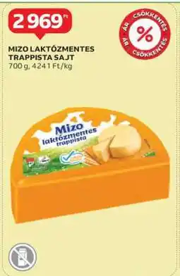 Auchan Mizo Laktózmentes Trappista Sajt ajánlat