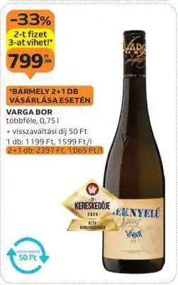 Auchan Varga bor ajánlat