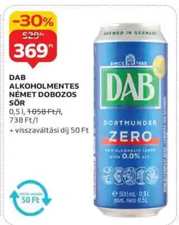 Auchan DAB Alkoholmentes Német Dobozos Sör ajánlat
