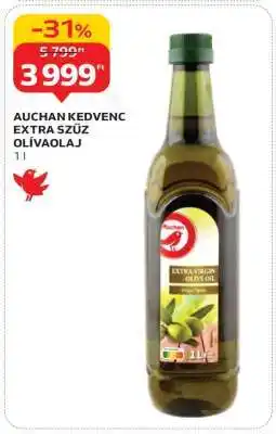 Auchan AUCHAN KEDVENC EXTRA SZŰZ OLÍVAOLAJ ajánlat