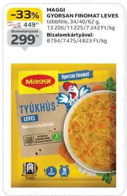 Auchan MAGGI GYORSAN FINOMAT LEVES ajánlat