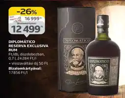 Auchan Diplomático Reserva Exclusiva Rum ajánlat