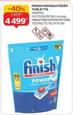 Auchan FINISH Mosogatógép-tabletta ajánlat