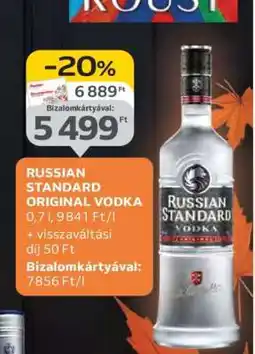 Auchan Russian Standard Original Vodka ajánlat