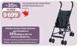 Auchan AUCHAN BABY KEDVENC SPORTBABAKOCSI ajánlat