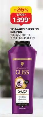 Auchan SCHWARZKOPF GLISS SAMPON ajánlat