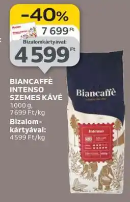 Auchan BIANCAFFÉ INTENSO SZEMES KÁVÉ ajánlat