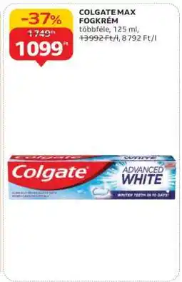 Auchan COLGATE MAX FOGKRÉM ajánlat