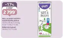 Auchan Bella Baby Happy Nadrágpelenka ajánlat