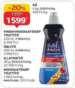 Auchan FINISH Mosogatógép tisztító ajánlat