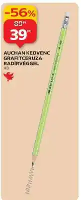 Auchan AUCHAN KEDVENC GRAFITCERUZA RADÍRVÉGGEL ajánlat