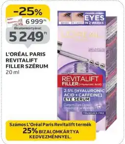 Auchan L'Oréal Paris Revitalift Filler Szérum ajánlat