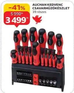 Auchan AUCHAN KEDVENC CSAVARHÚZÓKÉSZLET ajánlat