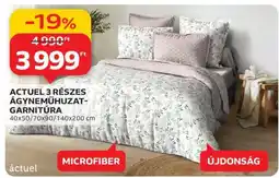 Auchan ACTUEL 3 RÉSZES ÁGYNEMŰHUZAT-GARNITÚRA ajánlat