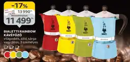 Auchan BIALETTI RAINBOW KÁVÉFŐZŐ ajánlat