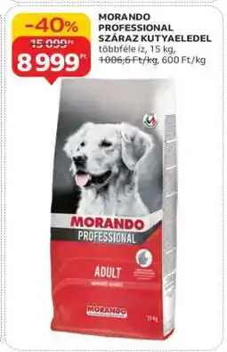 Auchan MORANDO PROFESSIONAL SZÁRAZ KUTYAELEDEL ajánlat