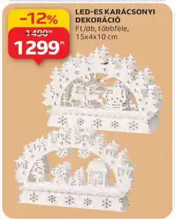 Auchan LED-ES KARÁCSONYI DEKORÁCIÓ ajánlat