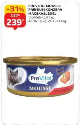 Auchan PREVITAL MOUSSE PRÉMIUM KONZERV MACSKAELEDEL ajánlat