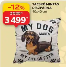 Auchan TACSKÓ MINTÁS DÍSZPÁRNA ajánlat