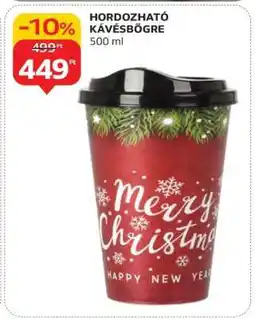 Auchan Hordozható kávésbögre ajánlat