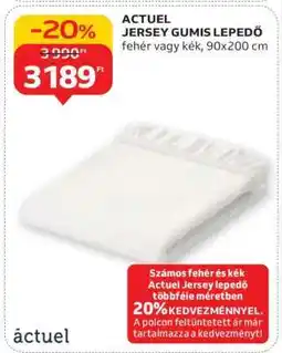 Auchan ACTUEL JERSEY GUMIS LEPEDŐ ajánlat
