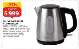 Auchan QILIVE 600099552 VÍZFORRALÓ ajánlat