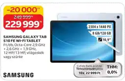 Auchan Samsung Galaxy Tab S10 FE+ Wi-Fi Tablet ajánlat