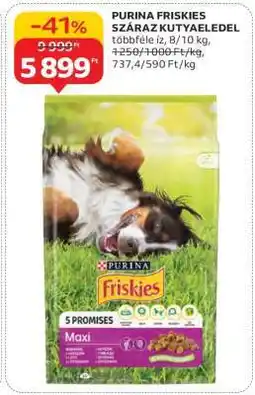 Auchan Purina Friskies Száraz Kutyaeledel ajánlat