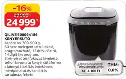 Auchan QILIVE 600094186 KENYÉRSÜTŐ ajánlat