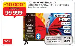 Auchan TCL 43S5K FHD SMART TV ajánlat