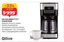 Auchan QILIVE 600077177 KÁVÉFŐZŐ ajánlat